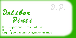 dalibor pinti business card